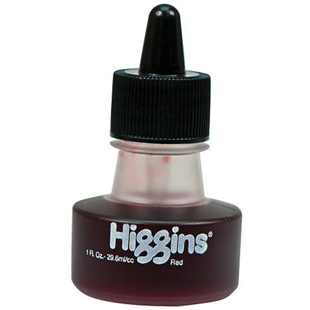White, Ink, Art & School, Higgins, Waterproof, Super-white, 1 ounce, 1805